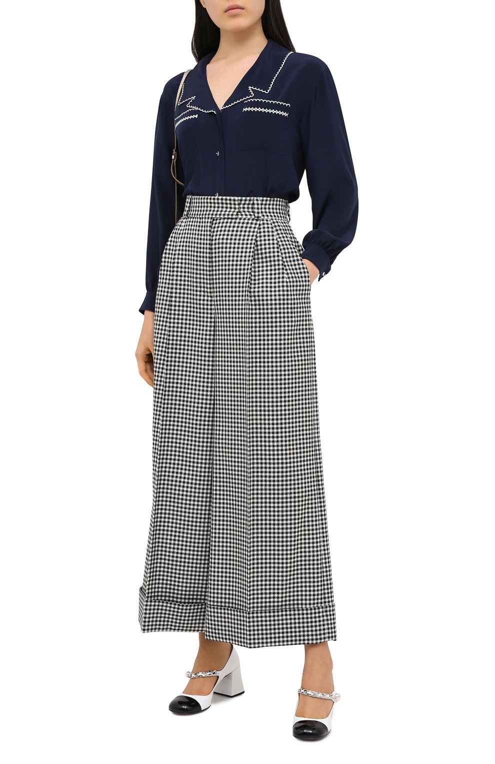 Шелковая блузка MIU MIU, арт. MK1467-102-F0124, фото 2