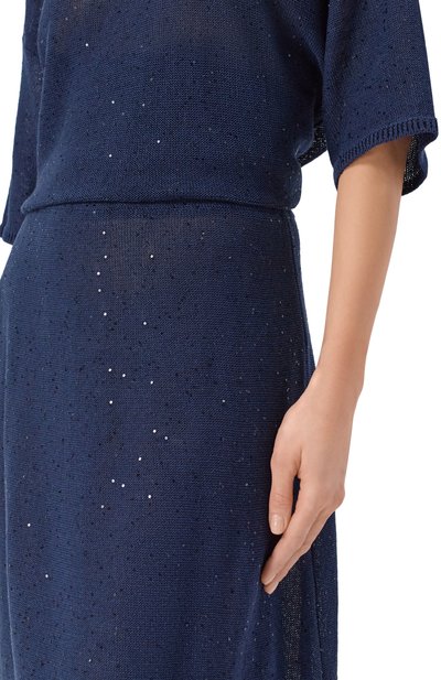 Юбка изо льна и хлопка ANTONELLI FIRENZE, арт. 41775Q/01625, фото 5