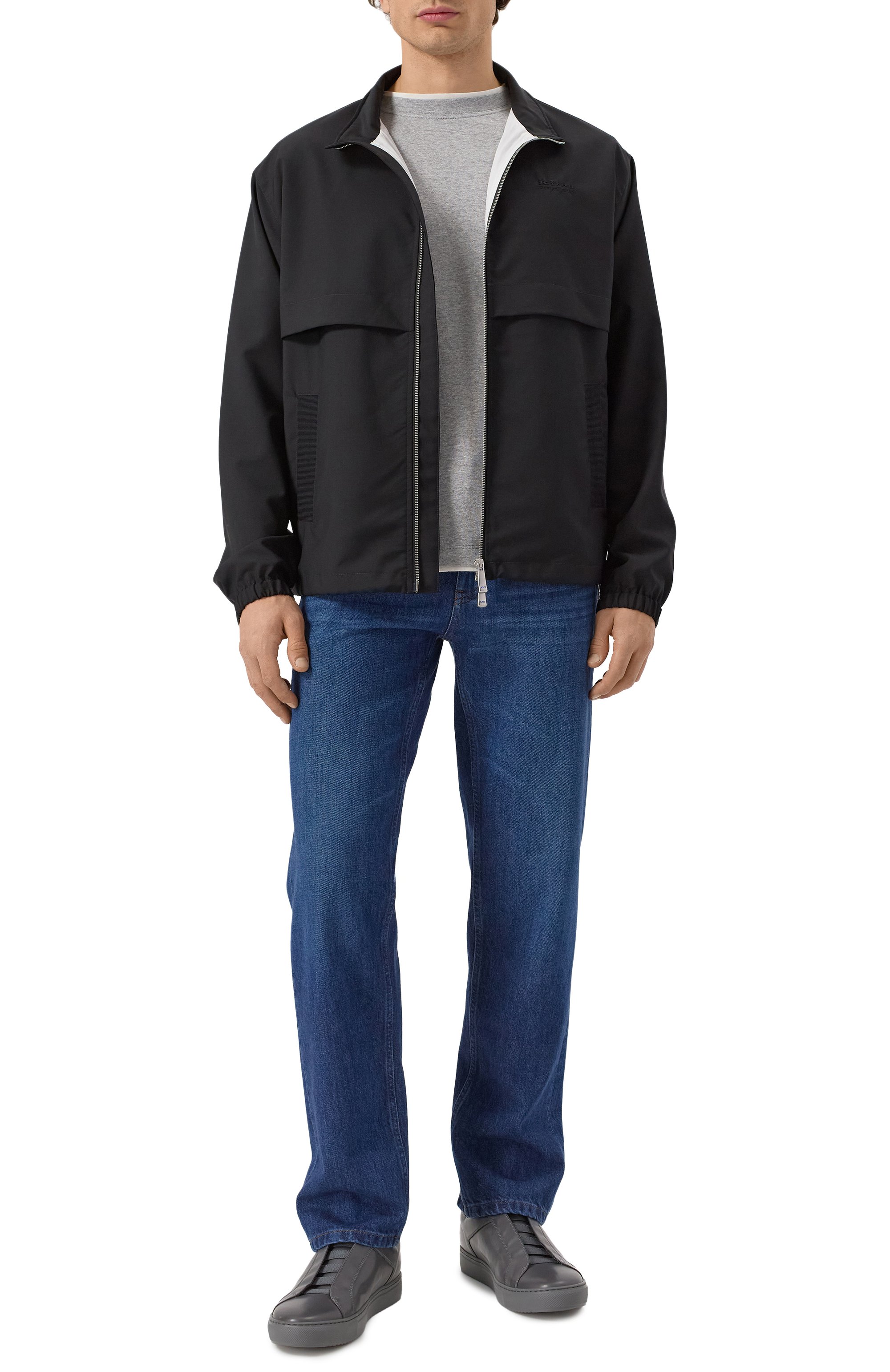 Футболка изо льна и хлопка BRUNELLO CUCINELLI, арт. MW8357427, фото 2