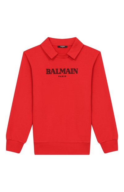 Хлопковый свитшот BALMAIN, арт. BZ4I00