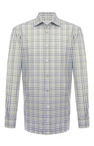 Мужская хлопковая рубашка KITON, арт. UCIH08879