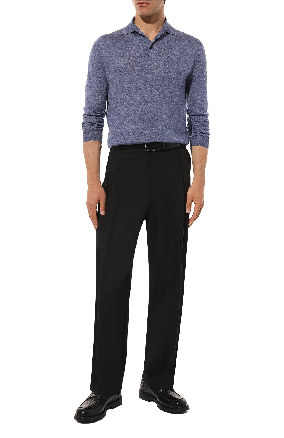 Кожаные пенни-лоферы DOUCAL'S, арт. DU3370BRUXUF241N, фото 2