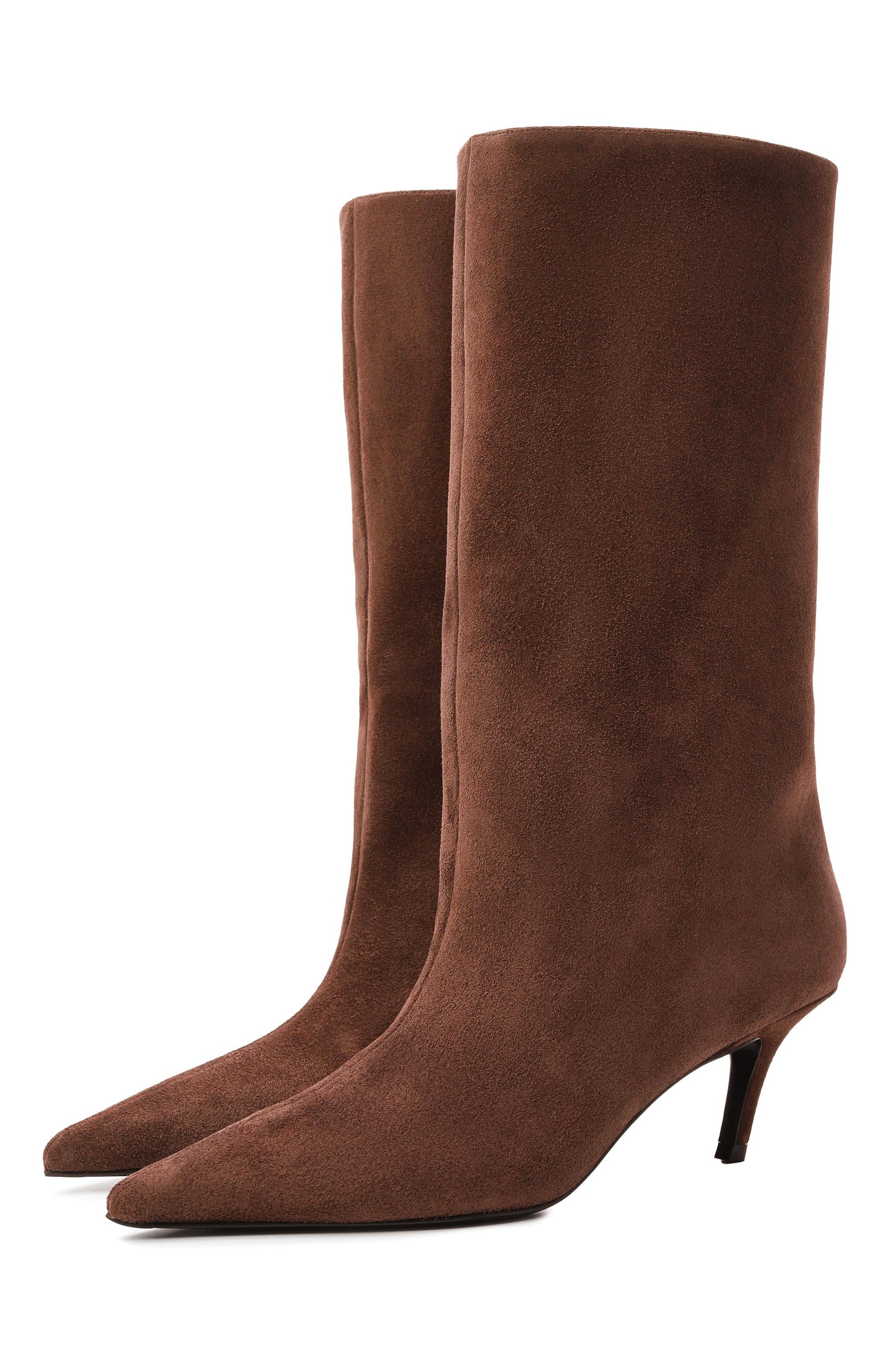 Замшевые сапоги fiona 60 AMINA MUADDI, арт. FI0NA B00T 60/CR0STA, фото 1