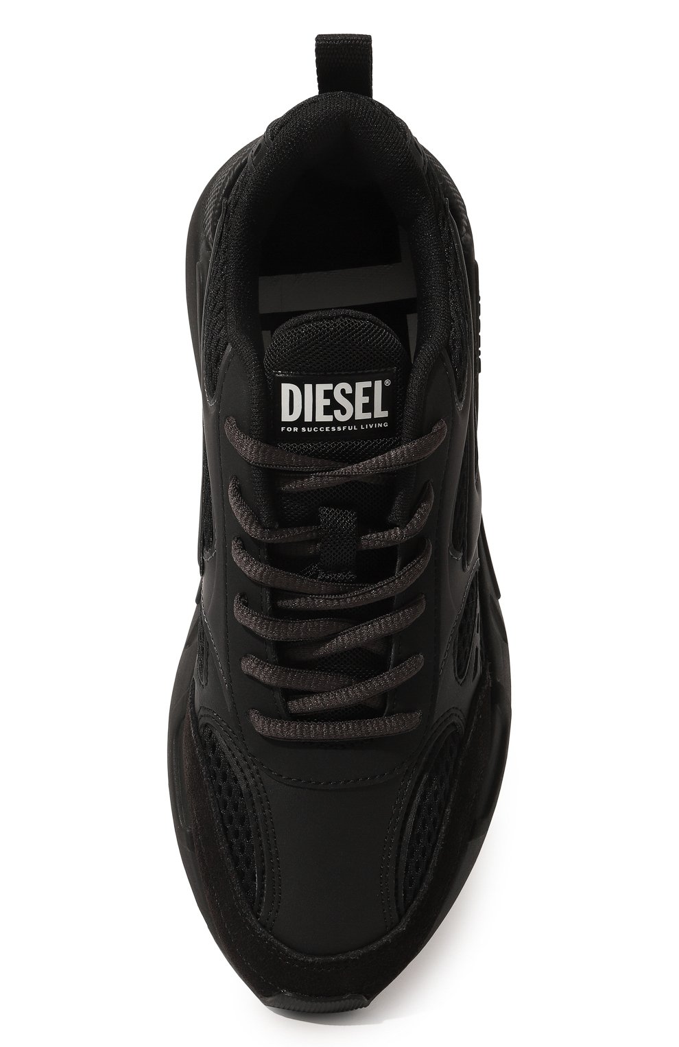 Комбинированные кроссовки s-serendipity DIESEL черного цвета по цене 16900 руб., арт. Y02867/P4431, фото 6 Комбинированные кроссовки s-serendipity DIESEL, арт. Y02867/P4431, фото 6