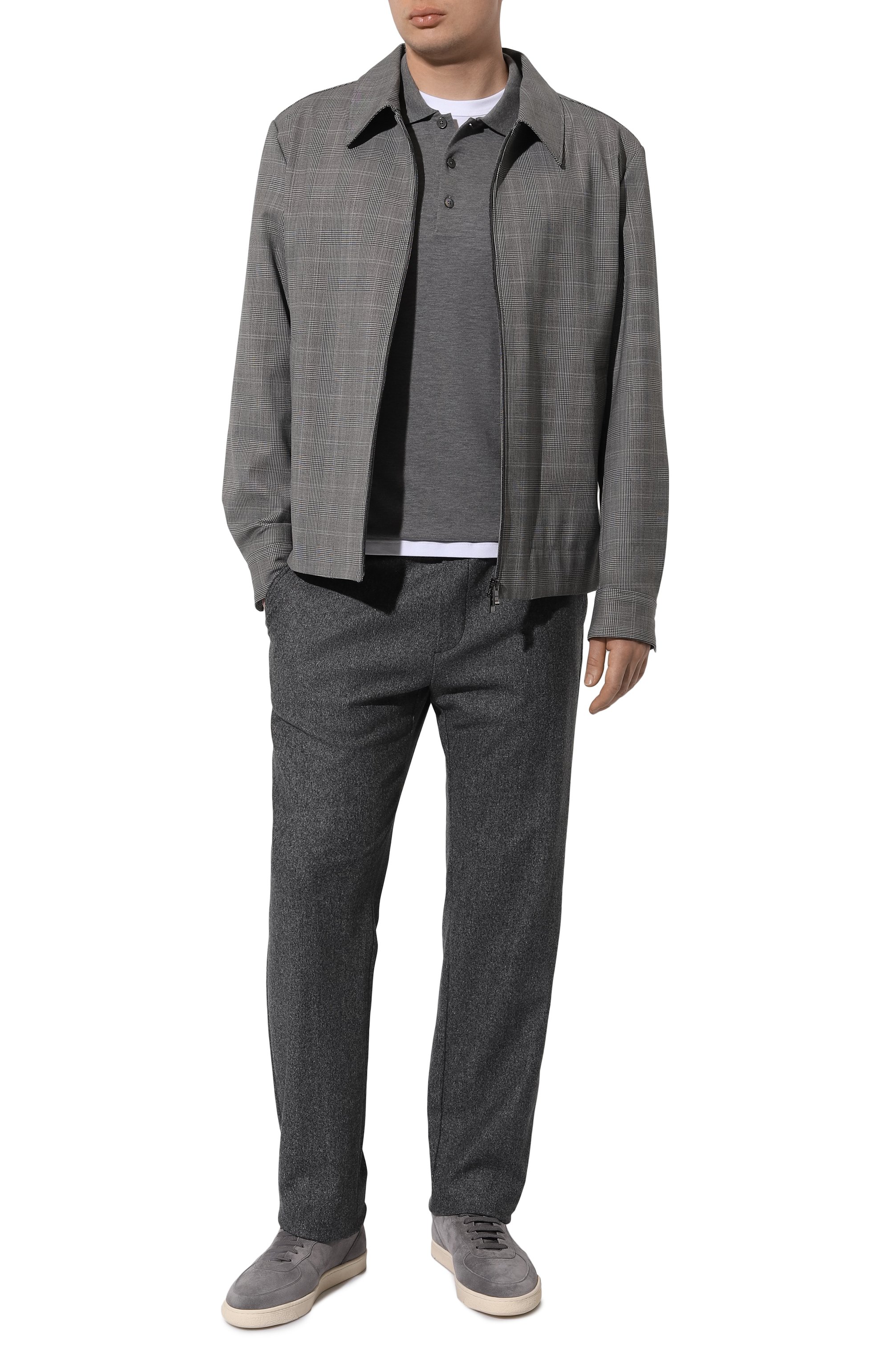 Хлопковое поло ZEGNA, арт. E7358A5/B746, фото 2