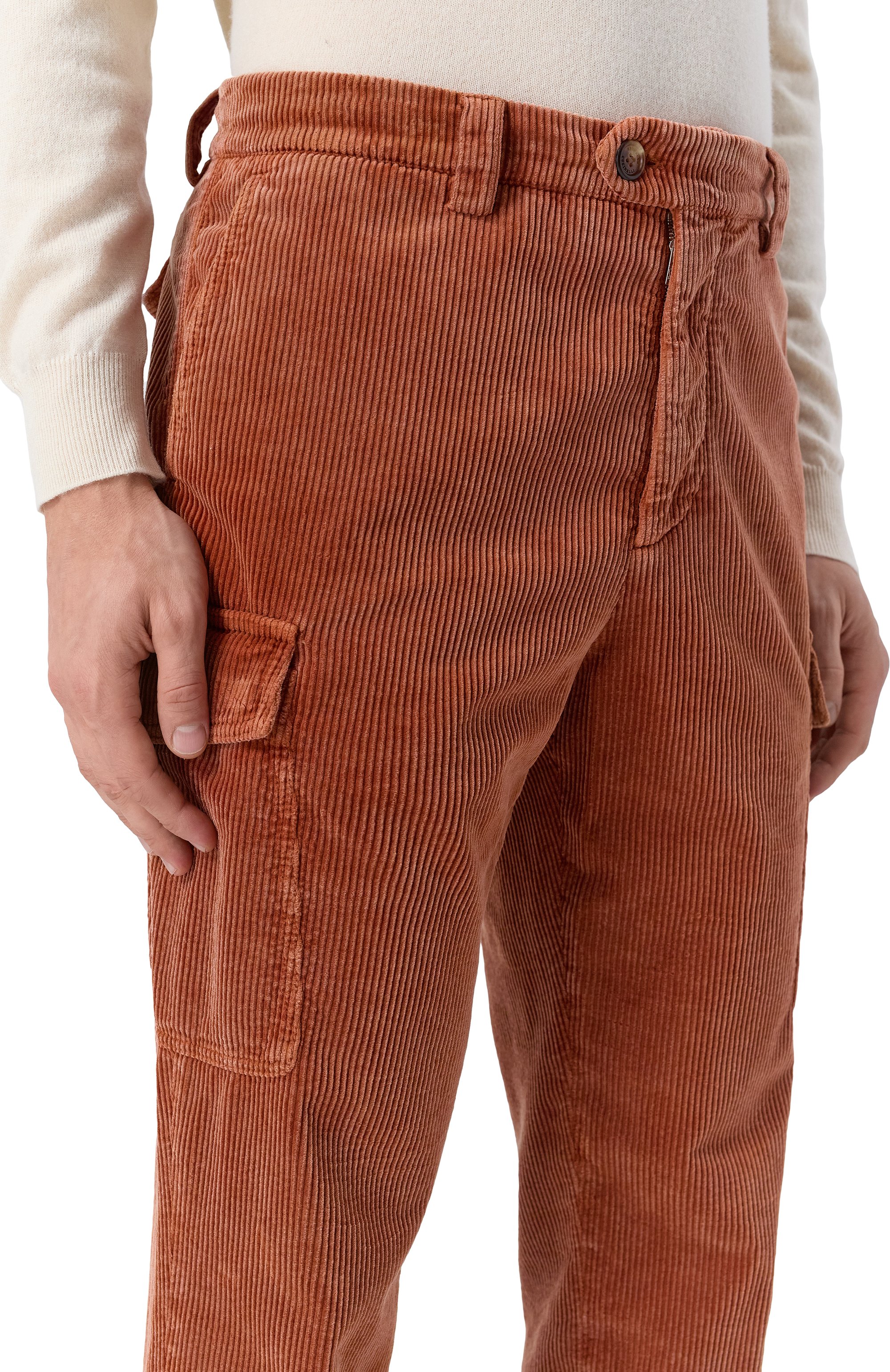 Вельветовые брюки-карго BRUNELLO CUCINELLI, арт. M280DE1890, фото 5