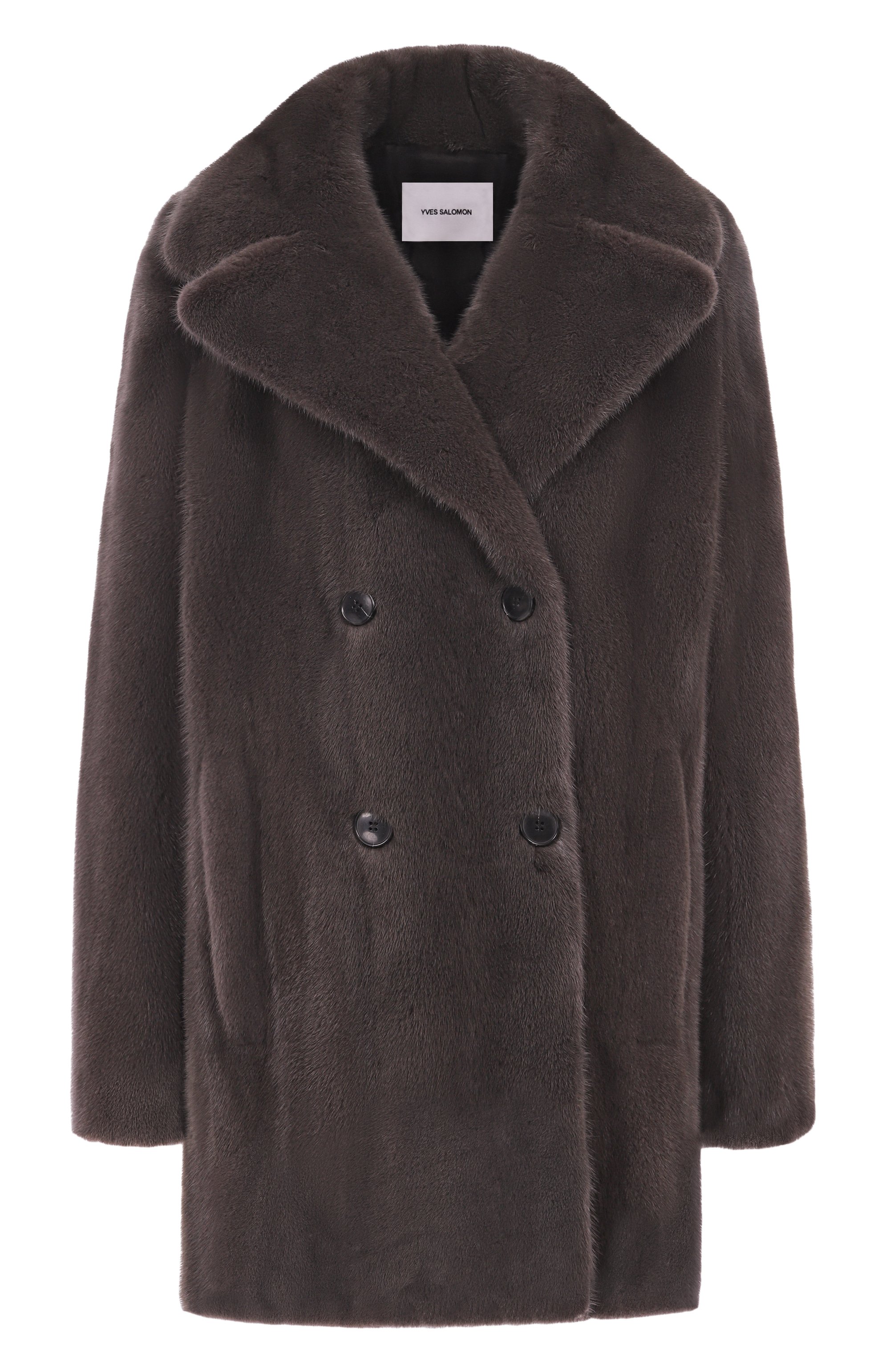 Шуба из норки YVES SALOMON, арт. 26WYM30881VMLX, фото 1