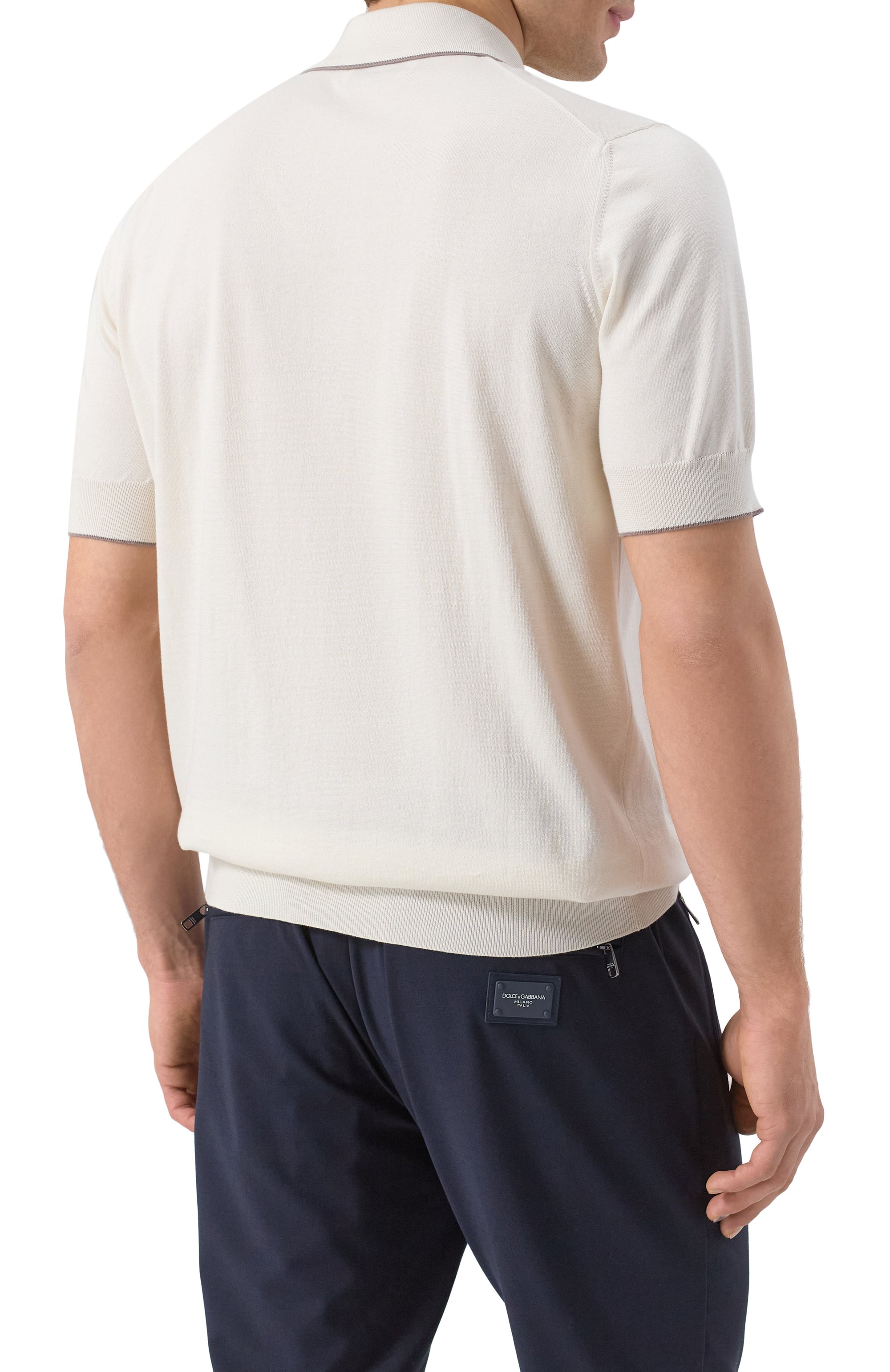 Хлопковое поло BRUNELLO CUCINELLI, арт. M29805205, фото 4