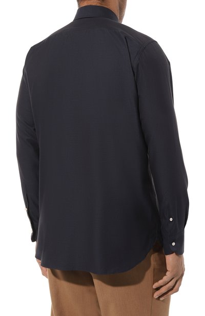 Рубашка из хлопка и кашемира CANALI, арт. 7798/GX03060, фото 4