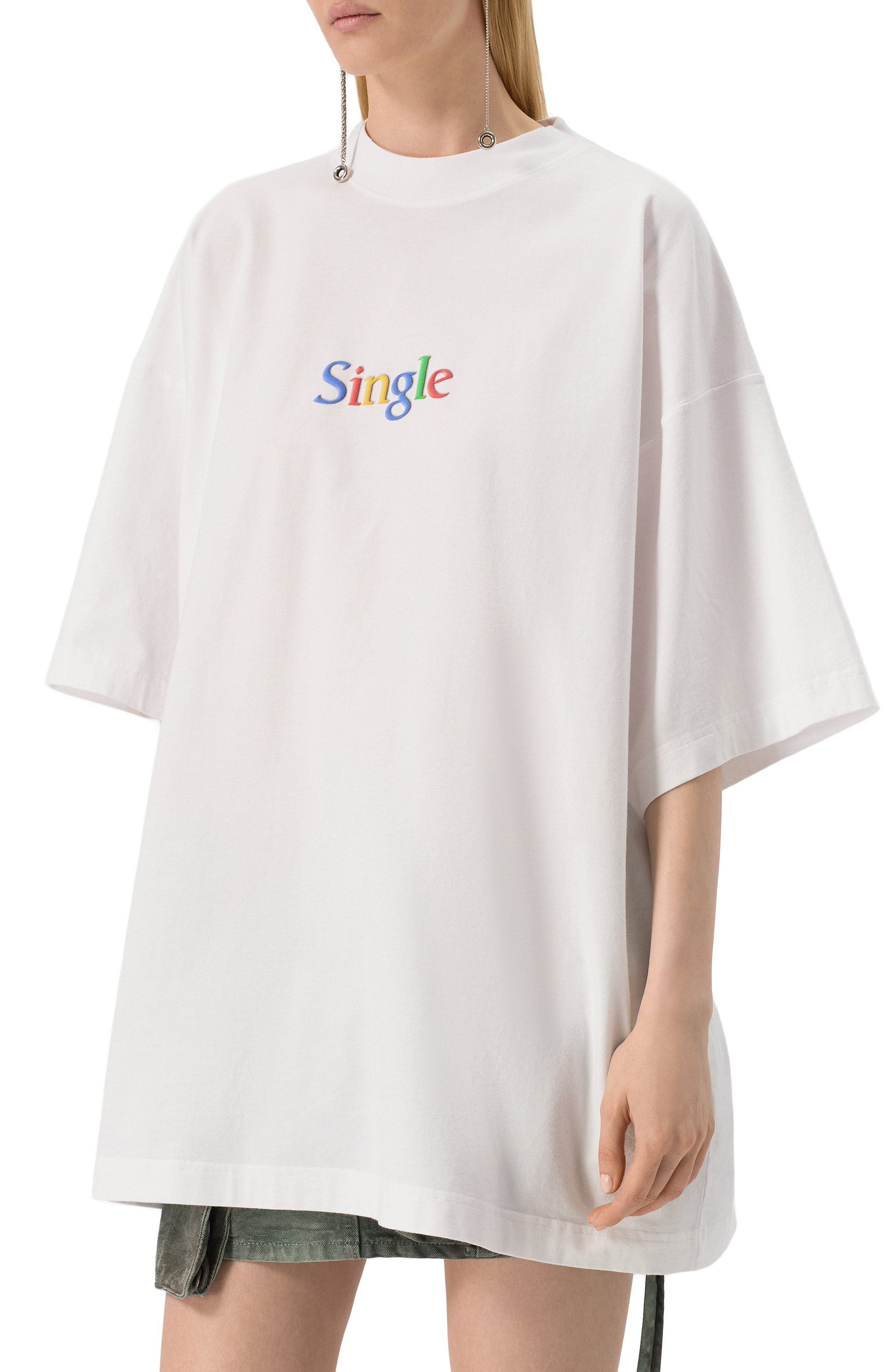 Хлопковая футболка VETEMENTS, арт. UA66TR700W, фото 7