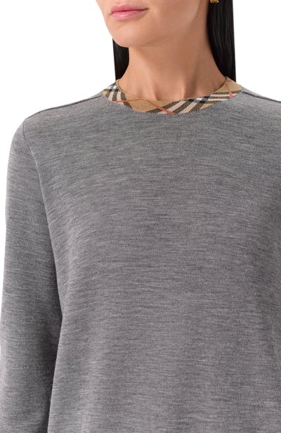 Шерстяной пуловер BURBERRY, арт. 8112171, фото 5