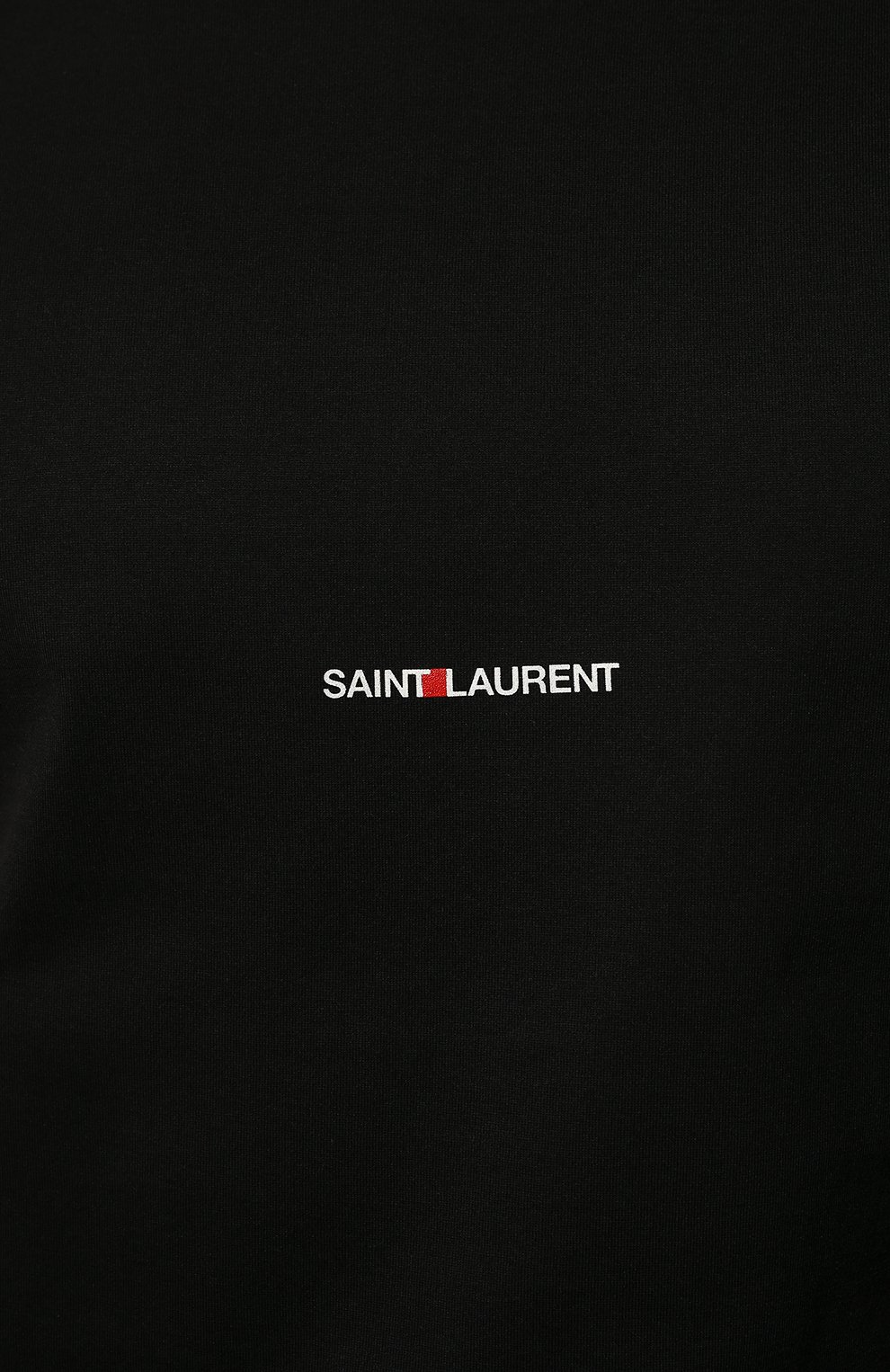 Хлопковая футболка SAINT LAURENT, арт. 464572/YB2DQ, фото 5