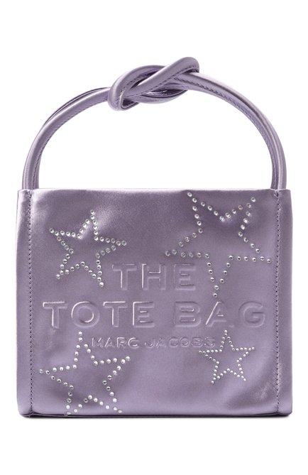 Женская сумка the tote bag mini MARC JACOBS (THE) сиреневого цвета, арт. 2R4HCR014H03 | Фото 1 (Драгоценные камни: Проставлено; Размер: mini; Материал: Текстиль; Материал сплава: Проставлено)