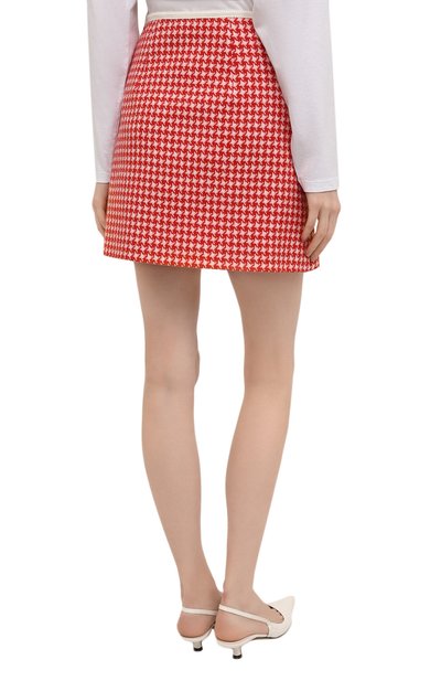 Шерстяная юбка MIU MIU, арт. MG1662-1STI-F059I, фото 4