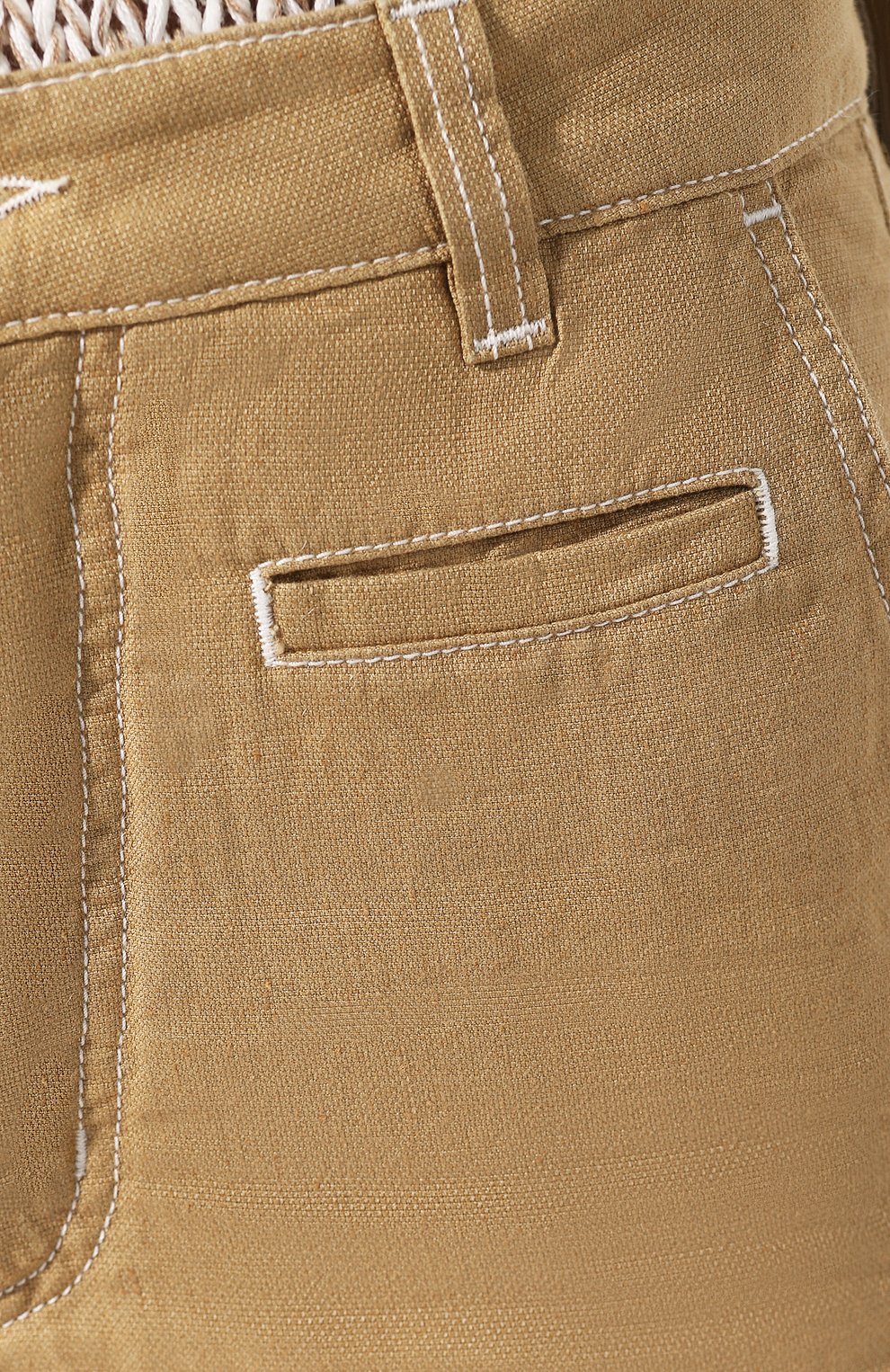 Брюки из смеси хлопка и льна LOEWE, арт. S2192211IB, фото 5