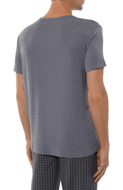 Футболка DEREK ROSE серого цвета по цене 17450 руб., арт. 3048-L0ND011, фото 4 Футболка DEREK ROSE, арт. 3048-L0ND011, фото 4