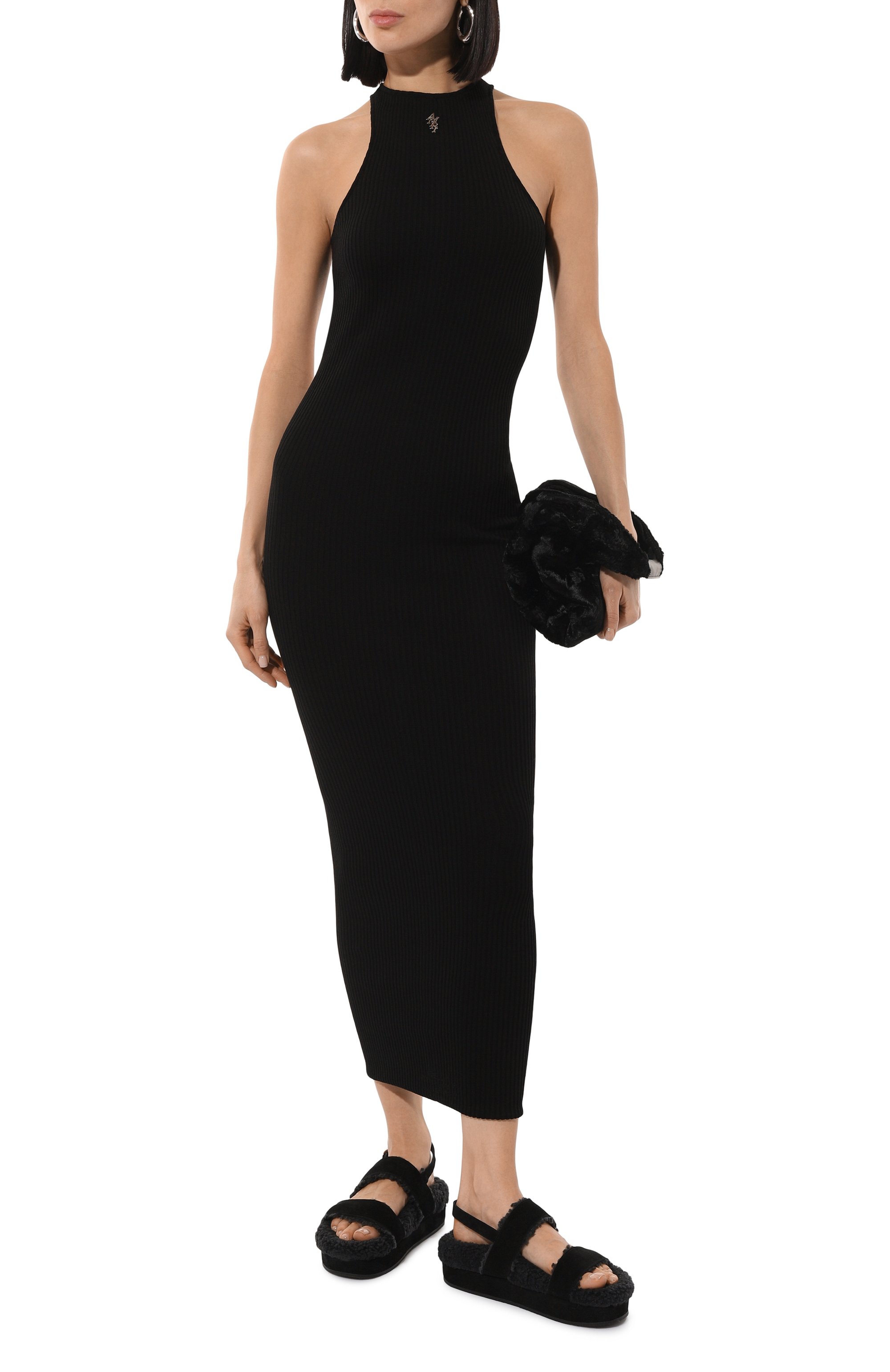 Замшевые сандалии ANCIENT GREEK SANDALS черного цвета по цене 52150 руб., арт. PILI0, фото 2 Замшевые сандалии ANCIENT GREEK SANDALS, арт. PILI0, фото 2