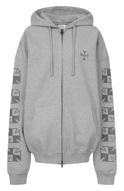 Женский хлопковая толстовка VETEMENTS, арт. ME76ZU180G/1302 M0LLET0N