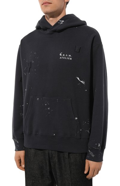 Хлопковое худи DOMREBEL, арт. M ATELIER H00DIE/PULL0VER H00DIE, фото 3
