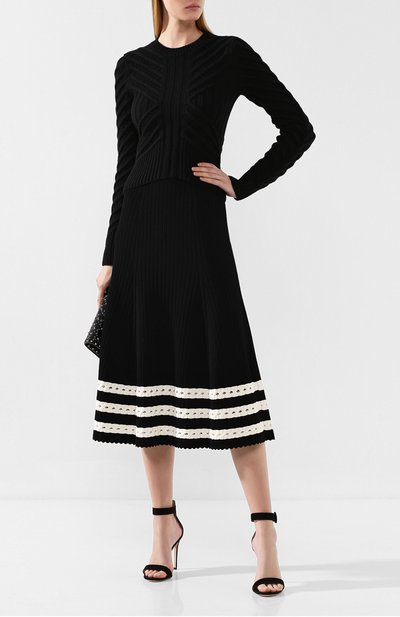 Свитер из смеси шерсти и кашемира ALEXANDER MCQUEEN, арт. 585249/Q1AG7, фото 2