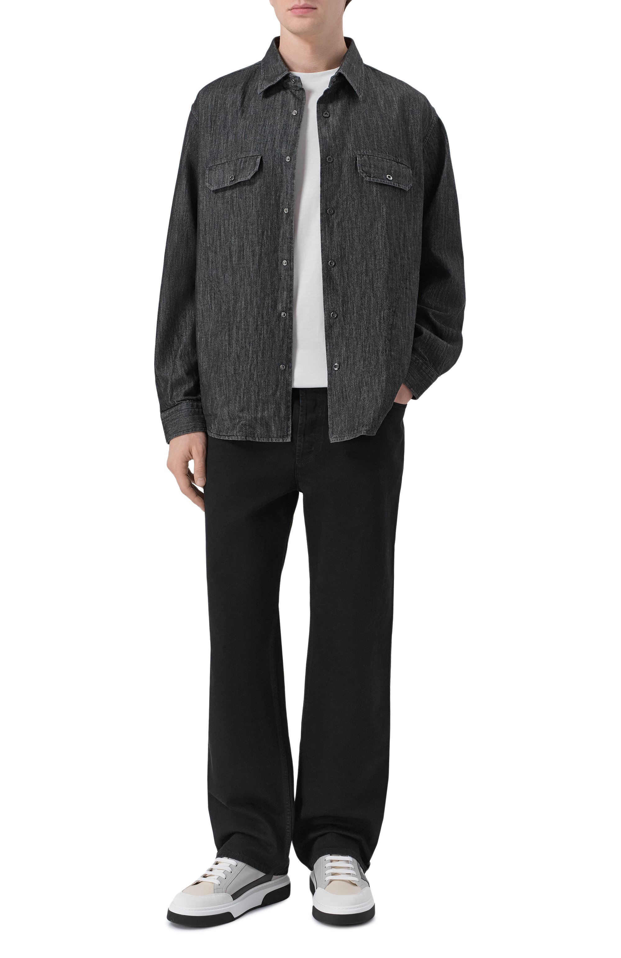 Кожаные кеды FERRAGAMO, арт. 023588/769, фото 2