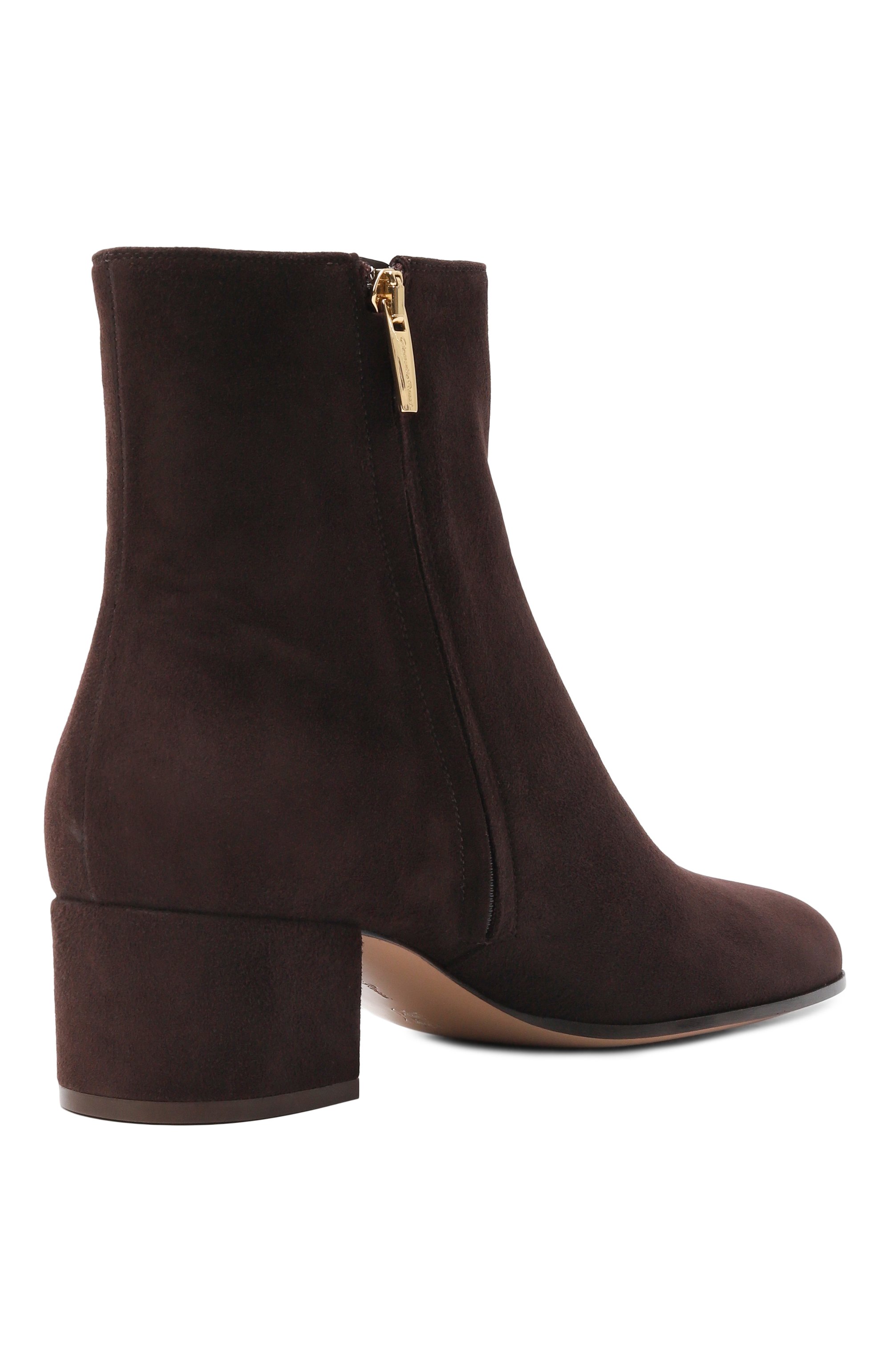 Замшевые ботильоны joelle 45 GIANVITO ROSSI, арт. G73031.45RIC.CASM0KA, фото 5