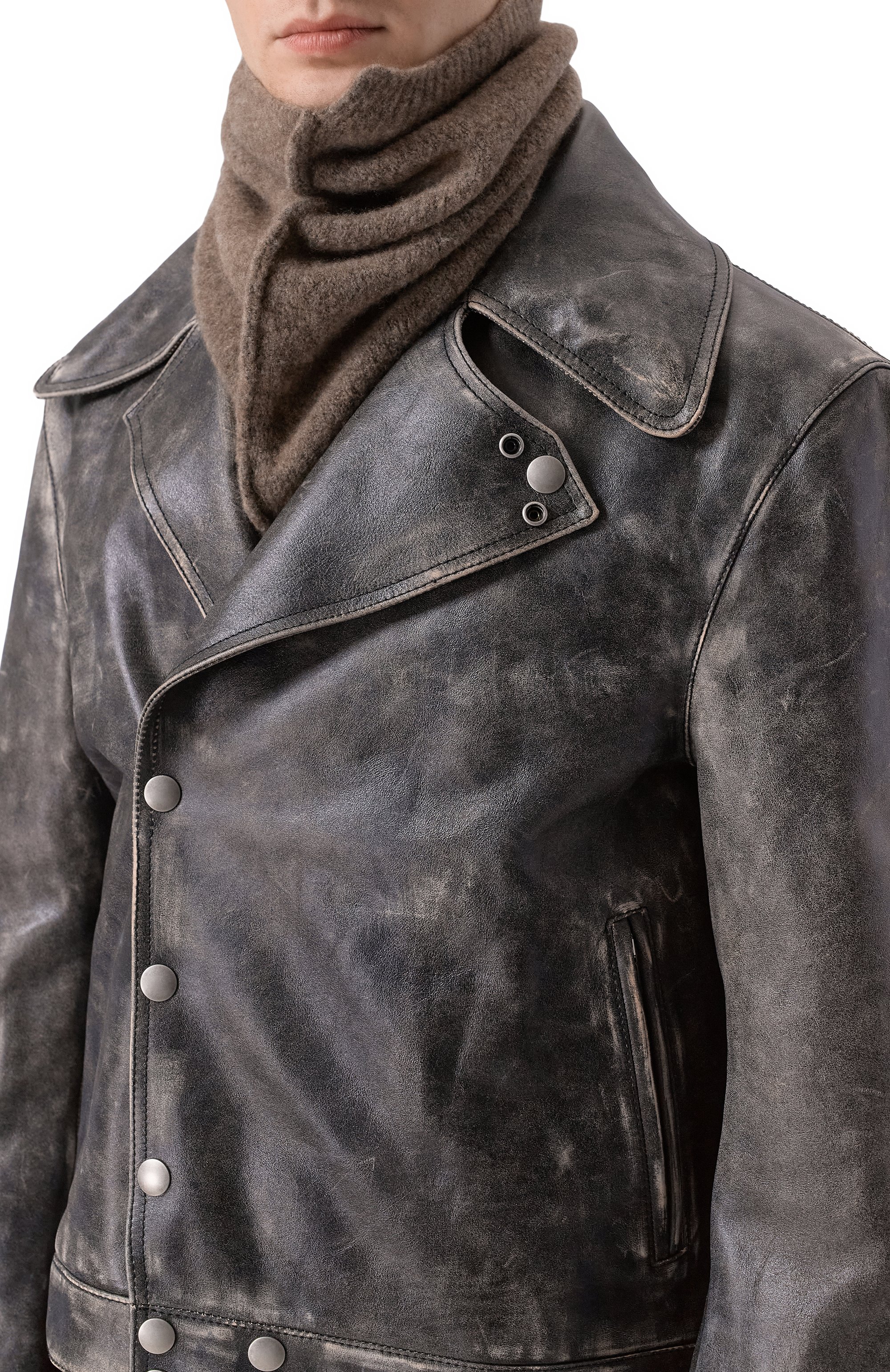 Шерстяной шарф-снуд ISABEL BENENATO, арт. GK43F24, фото 2