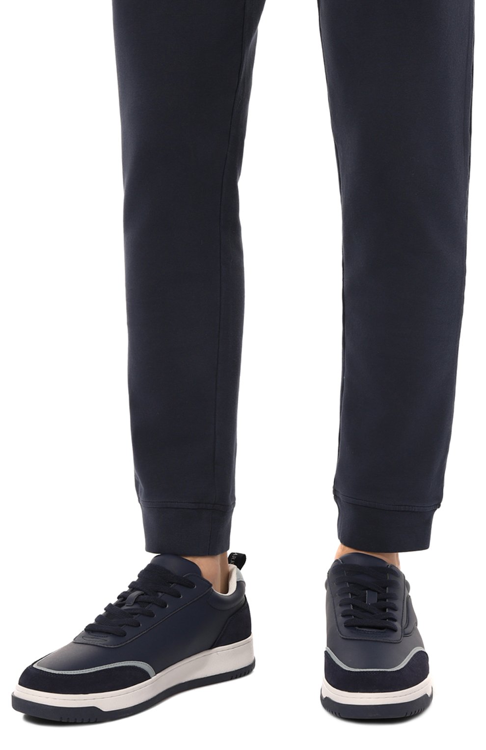 Кожаные кеды club fin PAUL&SHARK, арт. 14318003, фото 3