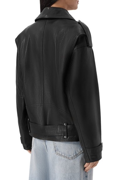 Кожаная куртка BATS NEW ERA черного цвета по цене 155000 руб., арт. SS22/0_001, фото 4 Кожаная куртка BATS NEW ERA, арт. SS22/0_001, фото 4