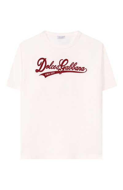 Хлопковая футболка DOLCE & GABBANA, арт. L4JTHV/G7Q2W