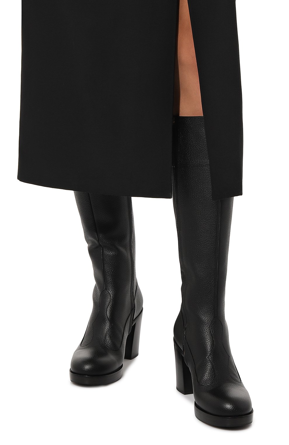 Кожаные сапоги GUCCI, арт. 602510 0YX00, фото 3