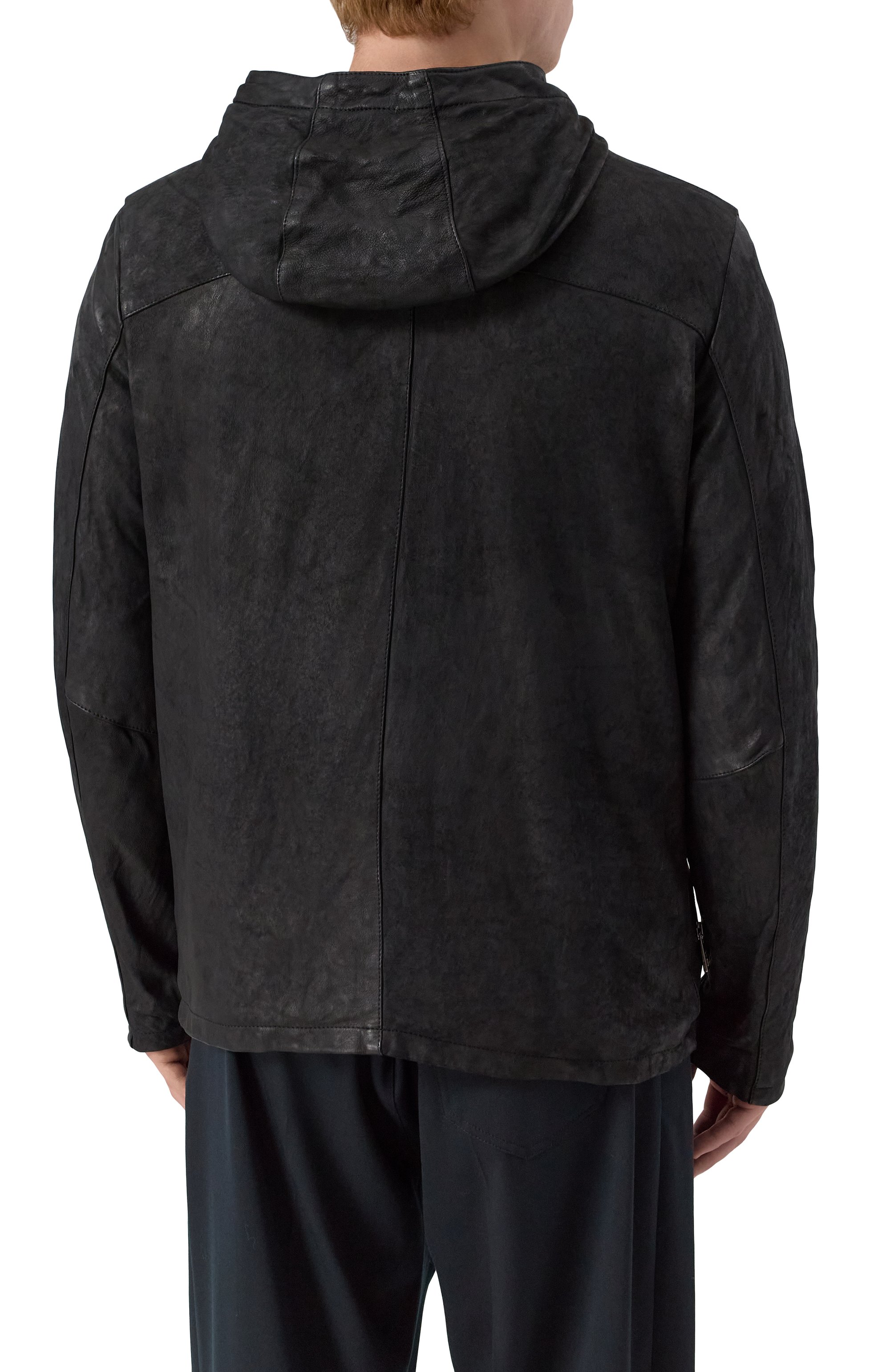 Кожаная куртка GIORGIO BRATO, арт. GU26F26098NAPSTM, фото 4