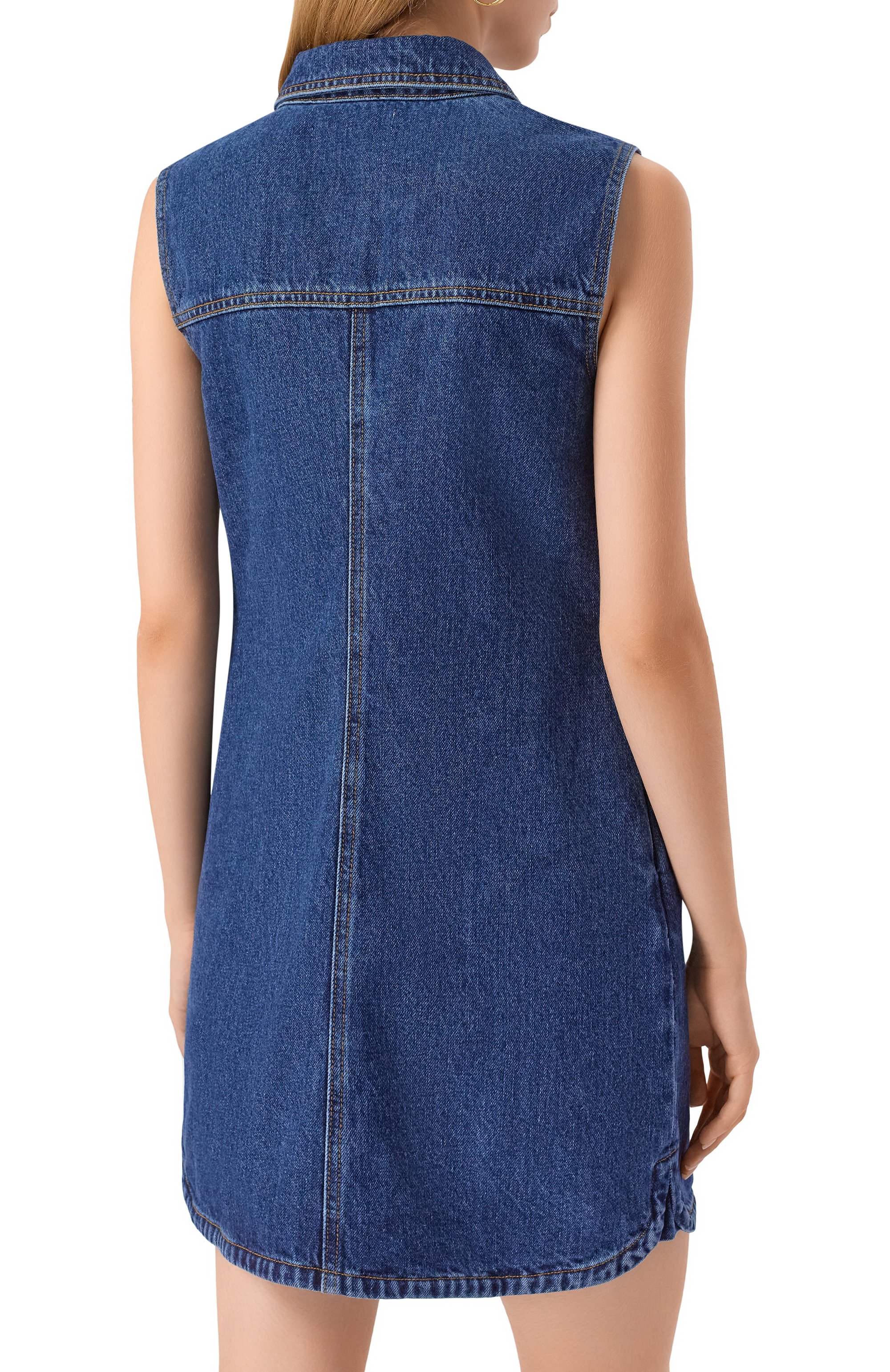 Джинсовое платье SELF-PORTRAIT, арт. PF25803SBL, фото 4