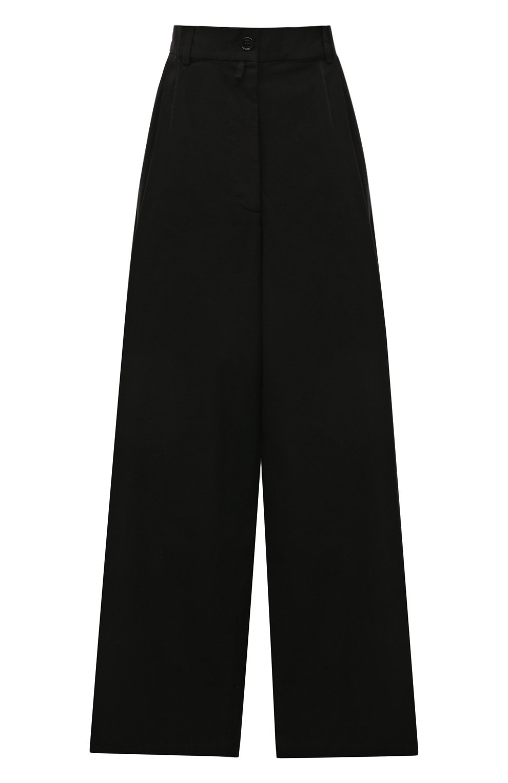 Хлопковые брюки DRIES VAN NOTEN черного цвета по цене 59300 руб., арт. 222-030963-5326, фото 1 Хлопковые брюки DRIES VAN NOTEN, арт. 222-030963-5326, фото 1