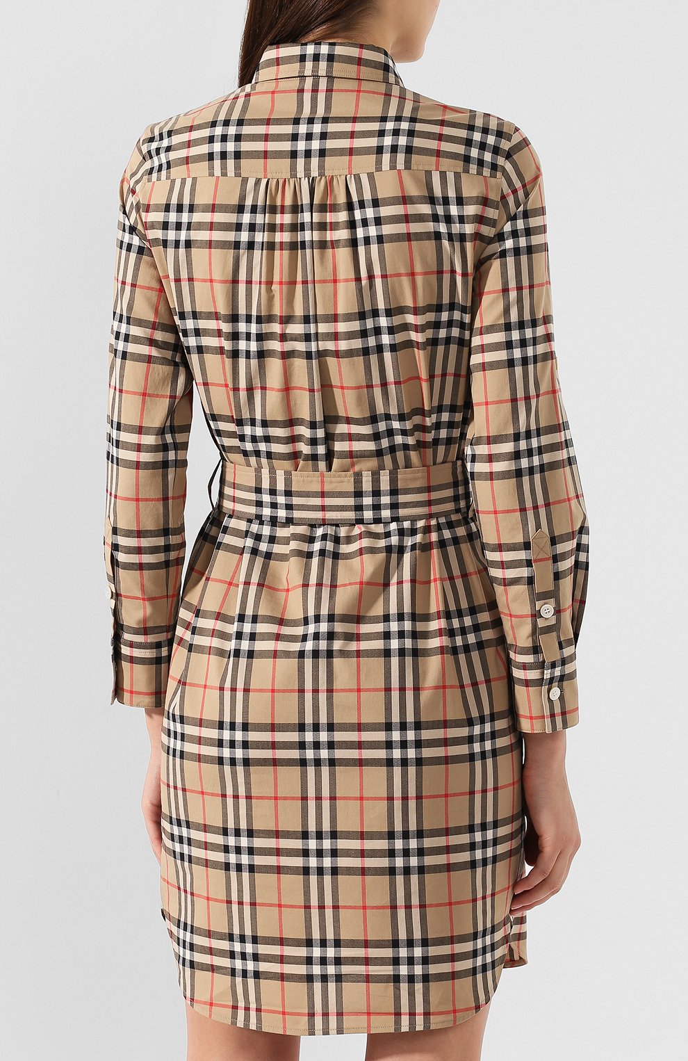 Хлопковое платье BURBERRY, арт. 8009064, фото 4