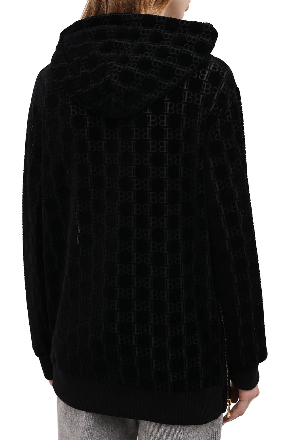 Хлопковое худи BALMAIN, арт. UF13892/I500, фото 5
