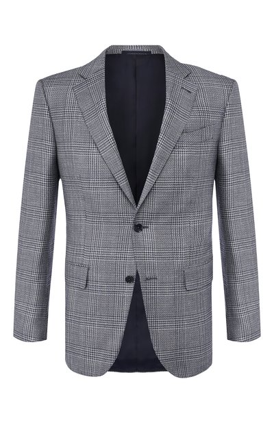 Мужской пиджак из смеси шелка и шерсти ZEGNA, арт. 749067/121220