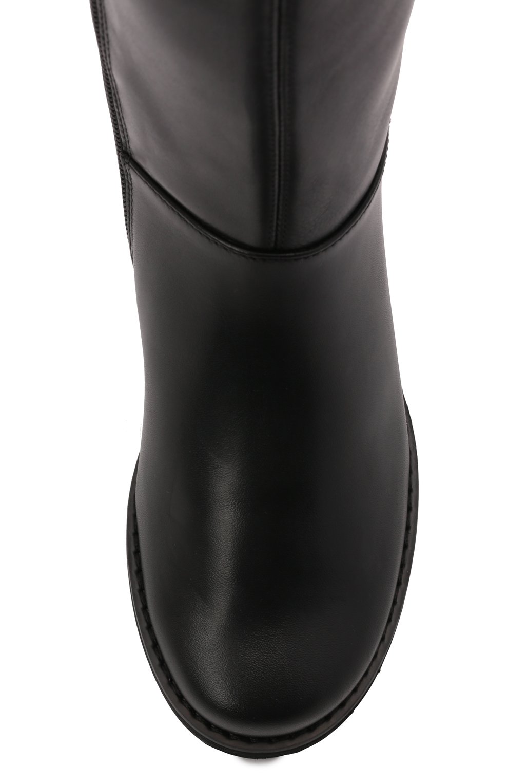 Кожаные сапоги IL GUFO черного цвета по цене 34200 руб., арт. G500/VITELL0 NAPPAC0L0RS/35-42, фото 4 Кожаные сапоги IL GUFO, арт. G500/VITELL0 NAPPAC0L0RS/35-42, фото 4