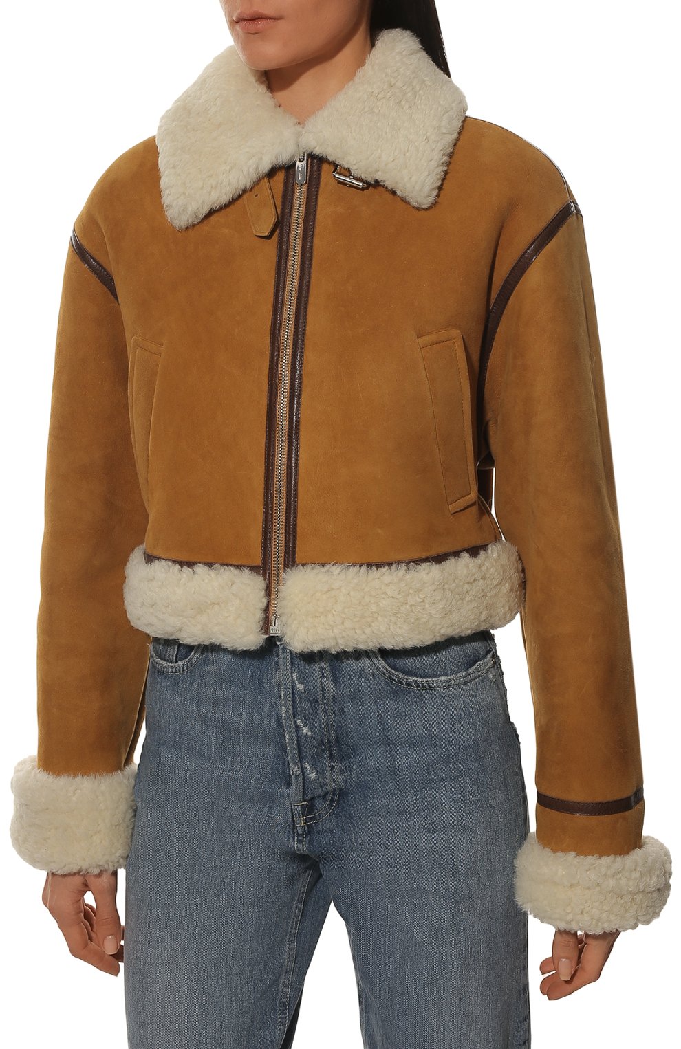 Дубленка из овчины MIU MIU, арт. MPV770-1ZKQ-F036S, фото 3