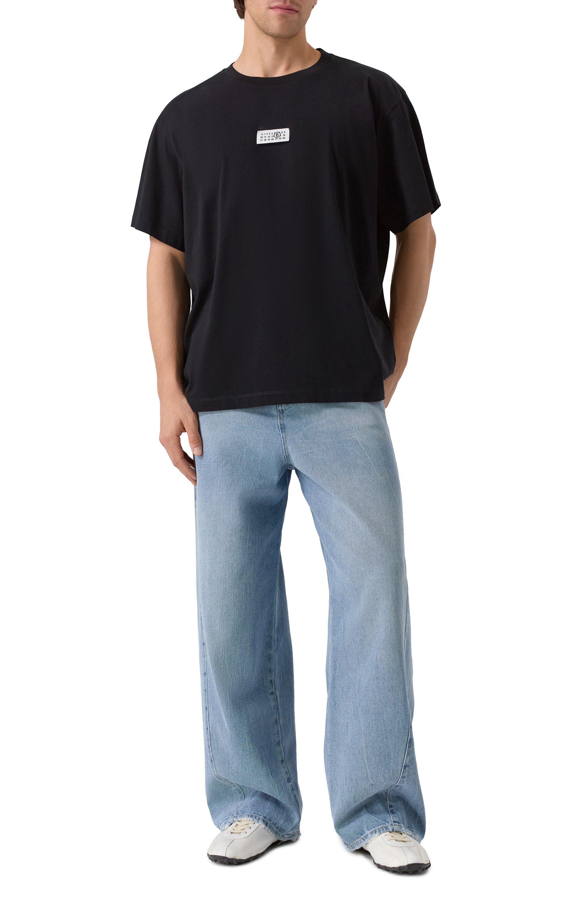 Хлопковая футболка MM6, арт. SH0GC0032/S24312, фото 2