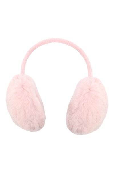 Шерстяные наушники с меховой отделкой YVES SALOMON ENFANT, арт. 20WEA310XXREXW, фото 2