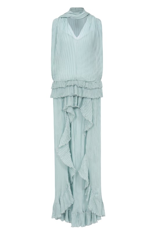 Шелковое платье Blumarine P54 4A244W Голубой P54 4A244W