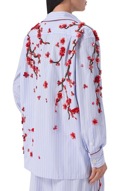 Рубашка из хлопка и шелка DOLCE & GABBANA, арт. F5U41Z/GDDR0, фото 4