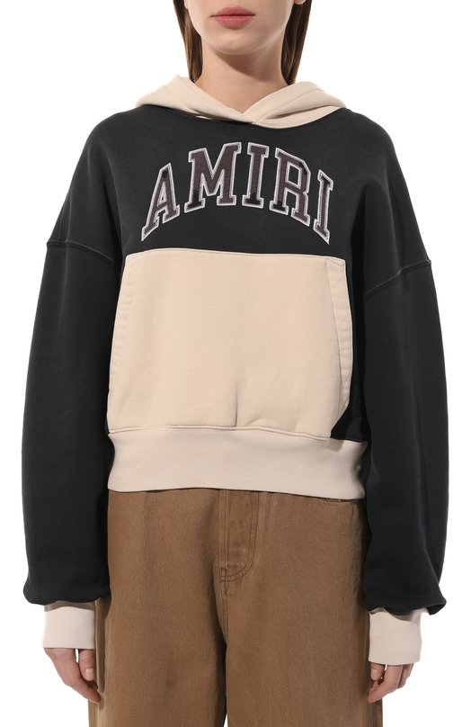 Хлопковое худи Amiri AWJYHD1010 Разноцветный  AWJYHD1010 Фото 3