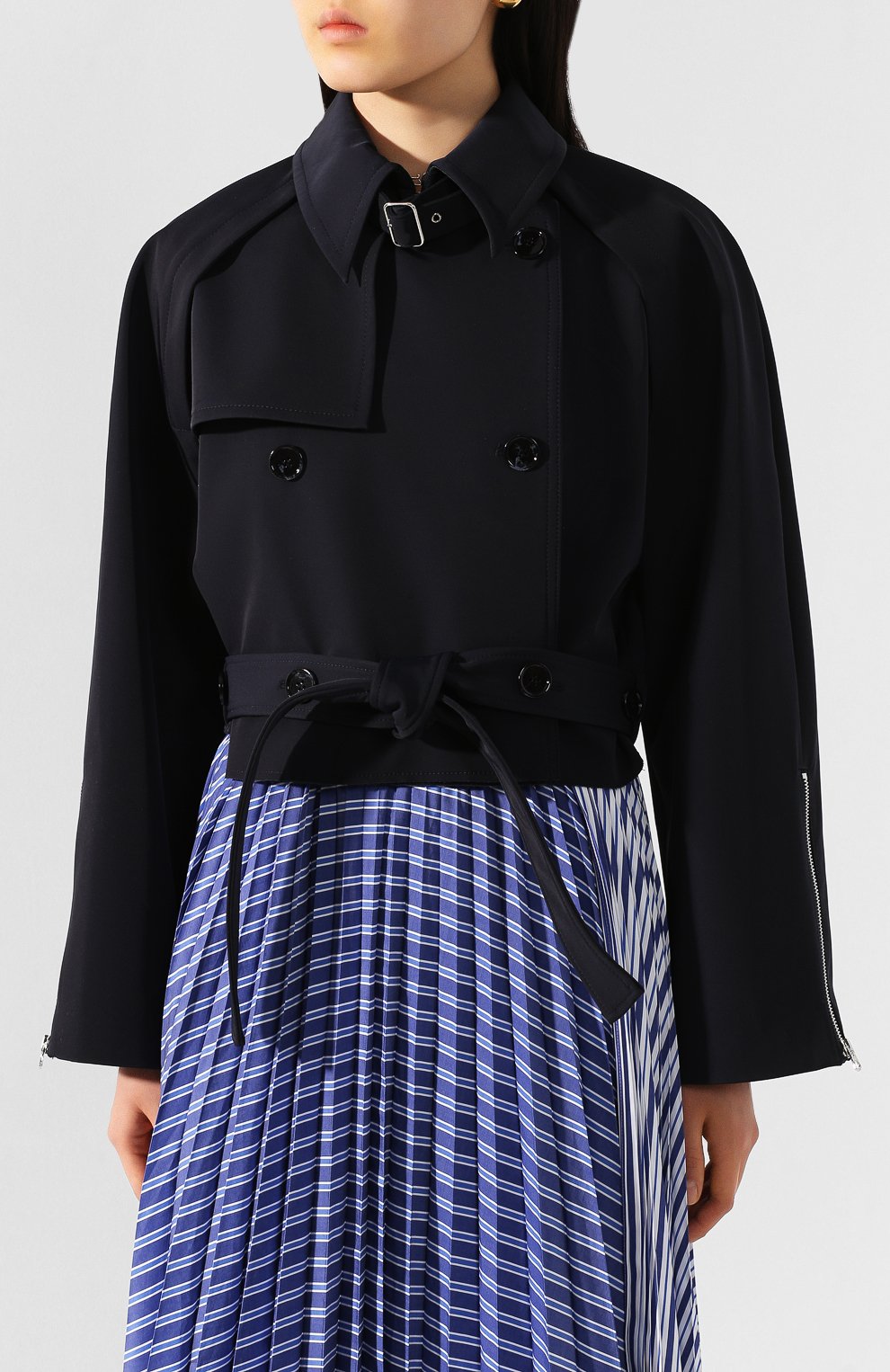 Куртка ACNE STUDIOS синего цвета по цене 59950 руб., арт. A90214/W, фото 3 Куртка ACNE STUDIOS, арт. A90214/W, фото 3