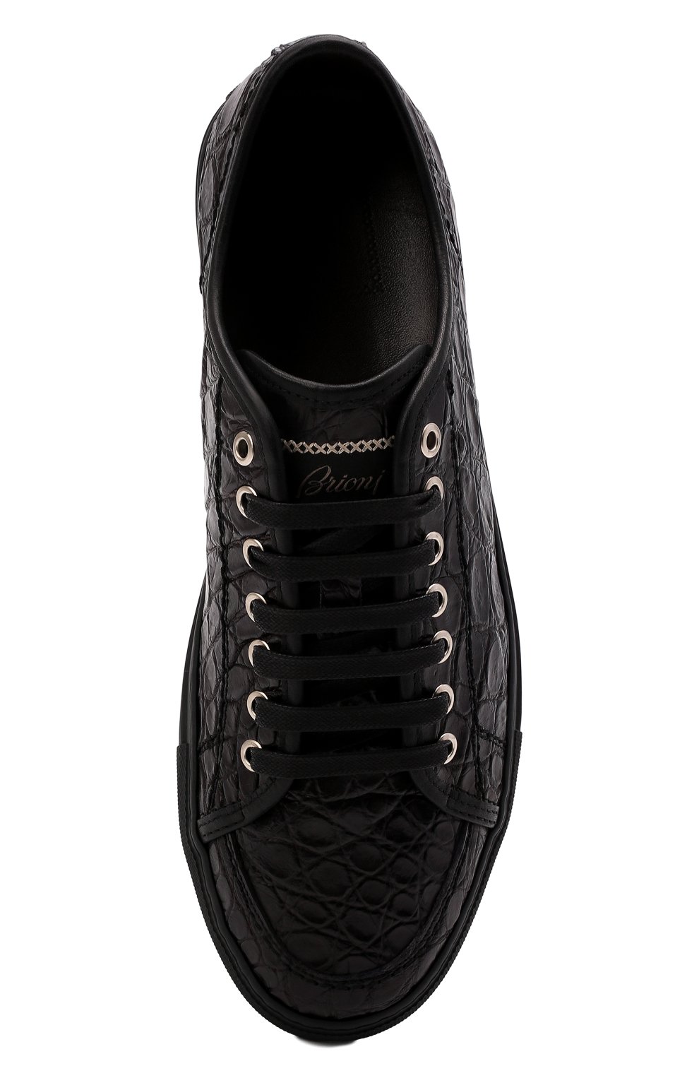 Кеды из кожи каймана BRIONI, арт. QHH40L/P6750/CCR0, фото 6