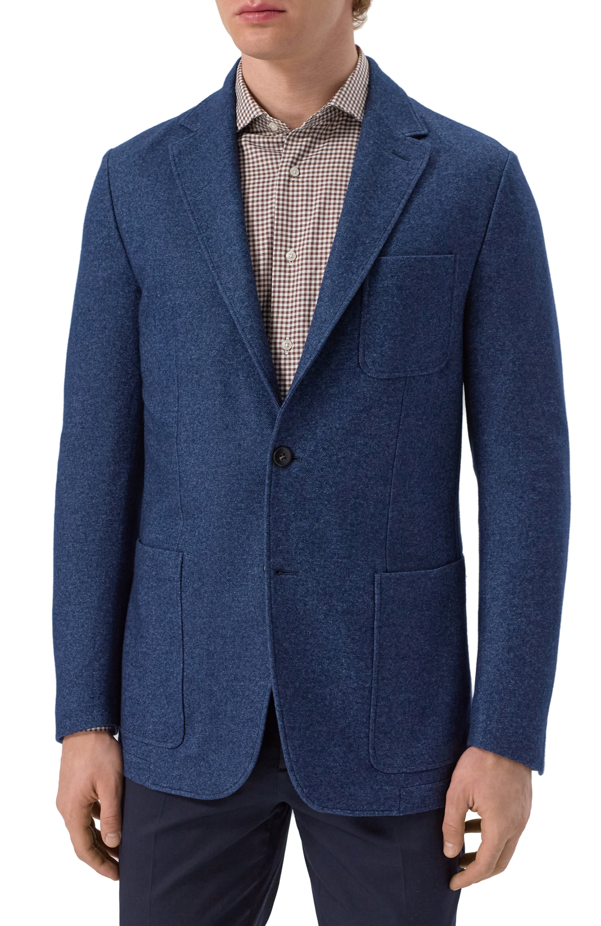 Пиджак из шелка и кашемира CANALI, арт. J0147-JX02170, фото 4