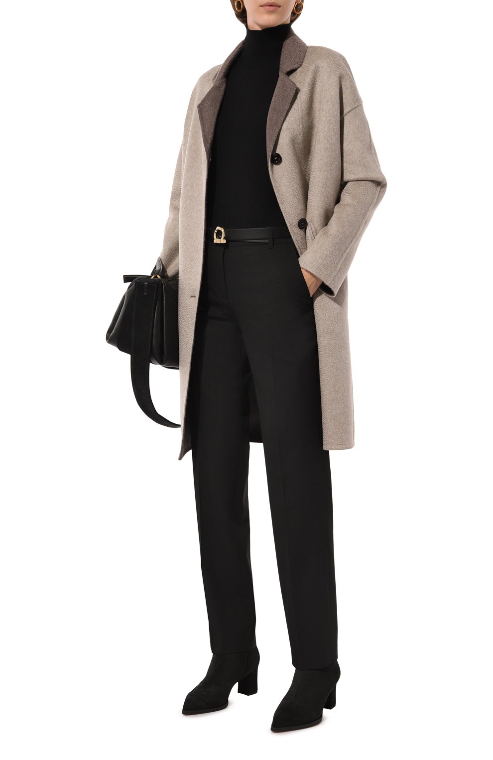 Замшевые ботильоны SANTONI, арт. WTEG71428PC4AAEA, фото 2