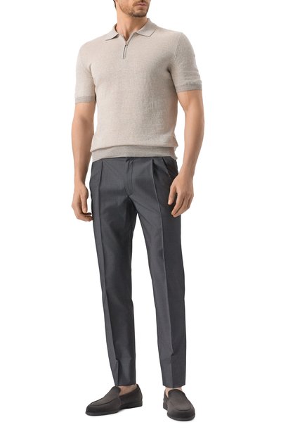 Поло изо льна и хлопка GRAN SASSO, арт. 57172/18647, фото 2