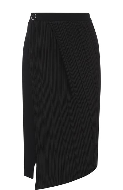 Женская плиссированная юбка-миди с высоким разрезом MUGLER, арт. JUPEJ382826